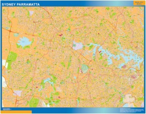 mapa Sydney Parramatta