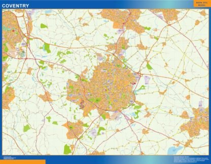 mapa coventry