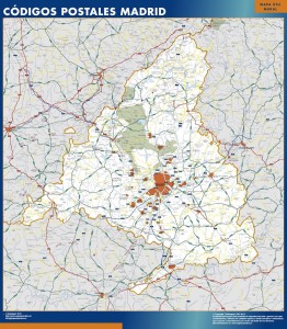 mapa imanes comunidad madrid postal