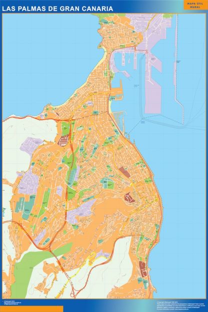 mapa imanes las palmas de gran canaria