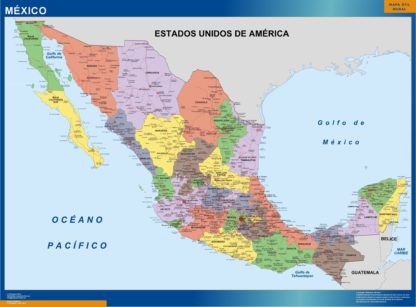 mapa imanes mexico politico