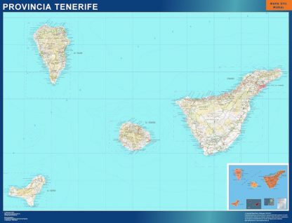 mapa provincia tenerife