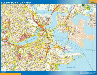 Boston Mapa Imantado Magnetico