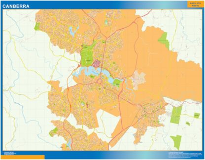 Canberra Mapa