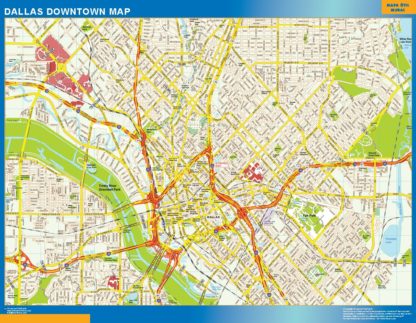 Dallas Mapa Imantado Magnetico