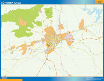 Mapa Imantado Cordoba Area