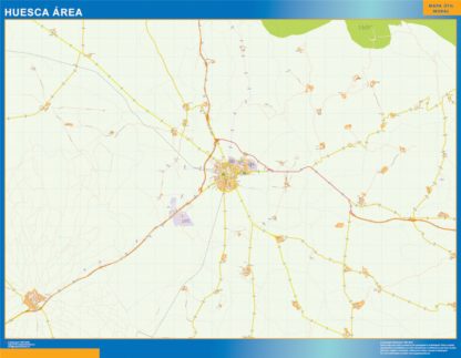 Mapa Imantado Huesca Area