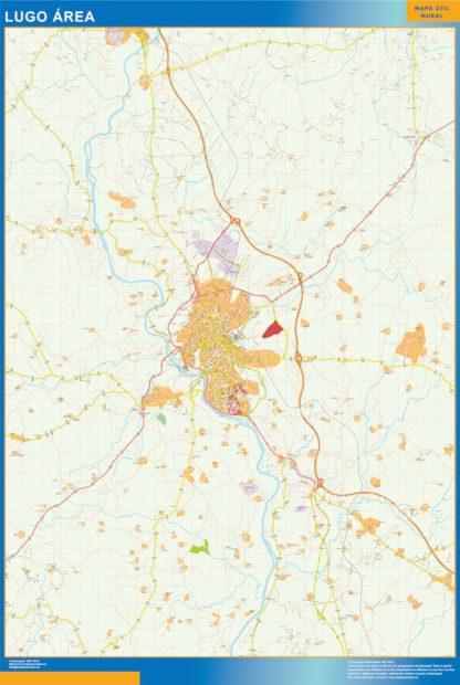 Mapa Imantado Lugo Area