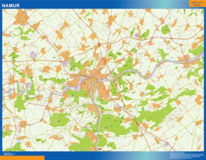 Mapa Imantado Namur