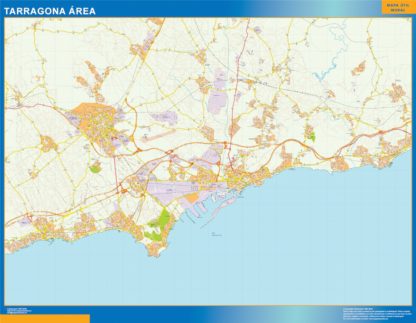 Mapa Imantado Tarragona Area