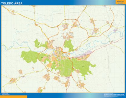 Mapa Imantado Toledo Area