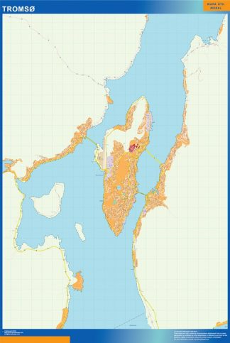 Mapa Tromso