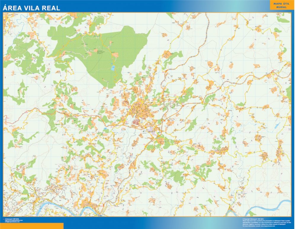 Mapa Vila Real Area Imantado Mapas Imantados Para Imanes 9938