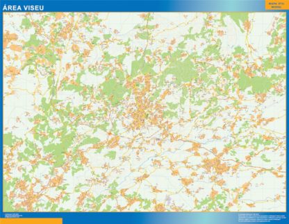 Mapa Viseu Area