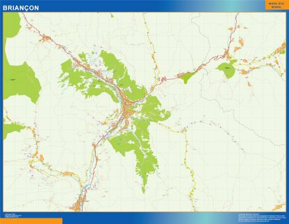 Mapa Briancon imantado